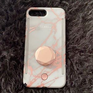 IPHONE 8 LUMEE CASE WITH CHARGER